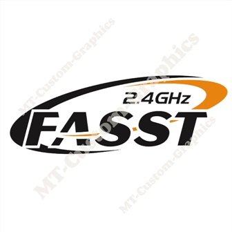 Futaba Fasst Printed White Logo
